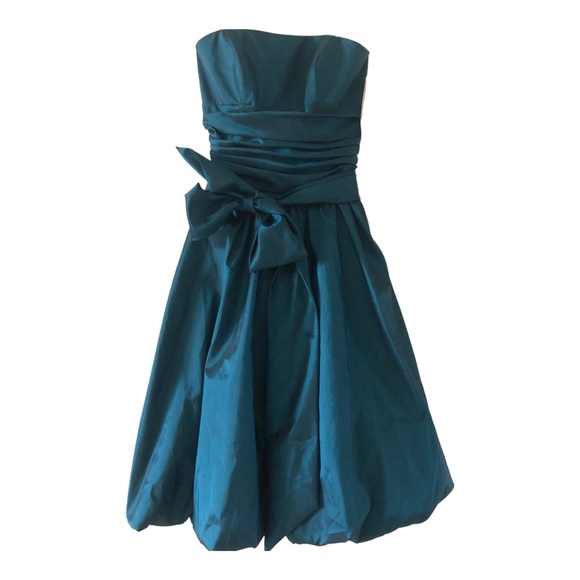 David's Bridal Juniper Strapless Dress - Picture 1 of 9